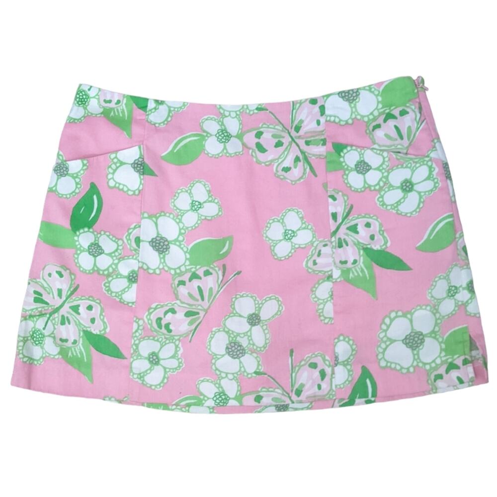 Lilly Pulitzer Women's Pretty Pink Tootie Butterfly Print Skort